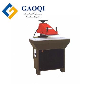 China 0.75KW Hydraulic Swing Arm Leather Strap Cutting Press Machine for Manufacturing Plant for sale