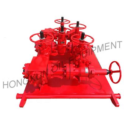 China High Pressure Testing Choking Manifold / Skid Base Well for sale