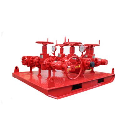 China High Quality High Pressure Basic Intervention Services And Testing Operations 10000Psi Choke / Skid Well And Kill Manifold for sale