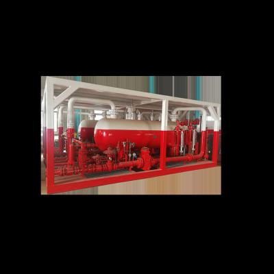 China High Pressure Base / Skid Well Screening 3 Phase Separator / Oil Water Gas Separator / Trailer Mounted Separator for sale