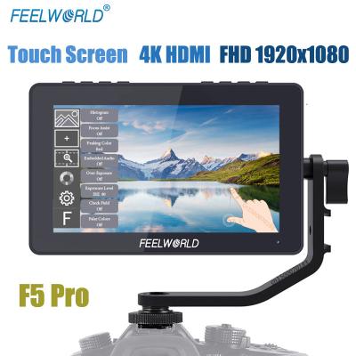 China FEELWORLD F5 Pro 5.5 Inch On Camera Field Monitor Touch Screen IPS FHD 1920x1080 4K Video Focus Aid For Installation 5.5