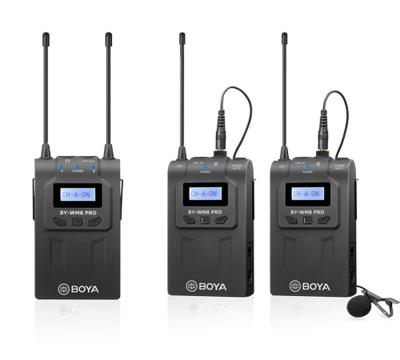 China BOYA BY-WM8 Pro-K1 48 Handheld Microphone Channels UHF Wireless Microphone System (1 Transmitter + 1 Receiver) for Canon Nikon Sony DSLR Cameras for sale