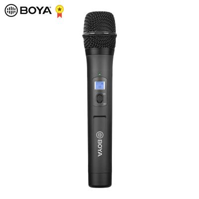 China Pro Microphone BOYA BY-WHM8 Handheld Microphone For Karaoke Interview Speech Music Recording Wireless Handheld 48-Channel Stage UHF Dynamic MIC for sale