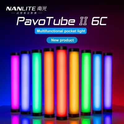 China Nanlite PavoTube II 6C Soft Light Portable RGB LED Tube Handheld Photography Lighting Video Nanguang Nanlite PavoTube II 6C Stick Fashion Photos TDC for sale