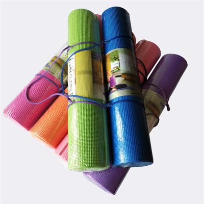 China Yiwu Kangsong Stretching PVC Product 2021 173 x 61cm 6mm Custom PVC Comfortable Soft Lightweight Yoga Mat for sale