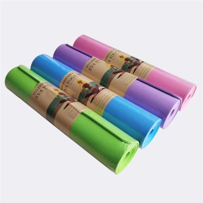 China Thick EVA Foam Yoga Mat Eco Friendly Anti-Slip Fitness Yoga Mat Gym Exercise Durable Home Sports Workout for sale