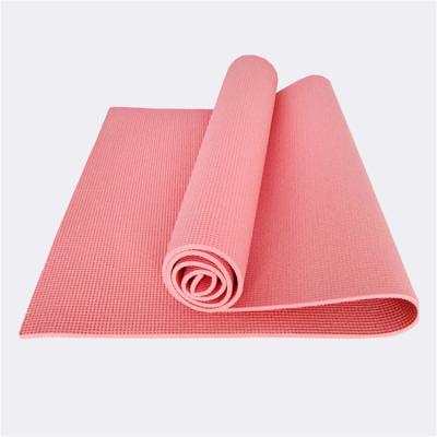 China Yoga Exercises 173*61cm 3mm Exercise Fitness PVC Customized Logo Sports Yoga Mat High Density Anti Slip for sale