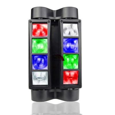 China Hotel Party DJ Mini 8X6W RGBW LED Stage DMX Spider Beam Light for sale