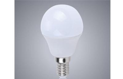 China 3W E14 G45 Global Bulb Non dimmable Indoor LED Light Bulbs with Frosted Cover for sale