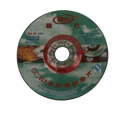 China Polished Metal 4 Inch Cutting Disc, Cutting Wheel for Stainless Steel/Metal Resin Grinding Wheel for sale