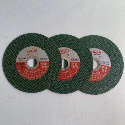 China 4 Inch Stainless Steel/Diamond Grinding Wheel Safe High Efficiency Stainless Steel Cutting Precision Green Cutting Disc for sale