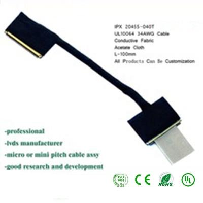 China Copper ipex 20454 panel 20455-040T 15.6-17.3-19 signal cable customization for sale