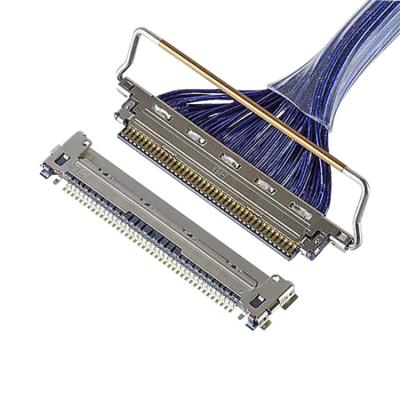 China CenterMCX electronic laptop connector 30 pin lvds ipex micro coaxial cable for sale