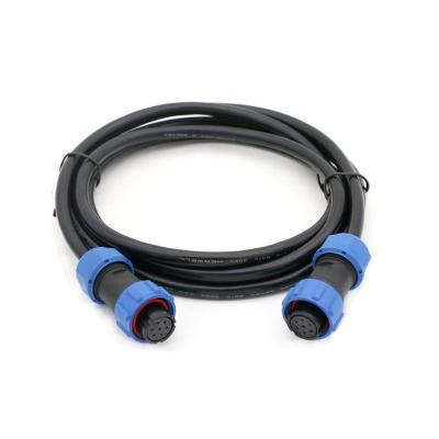 China ip67 ip68 electronic waterproof sp1310 circular connector male female sp1310 calble cable harness for sale