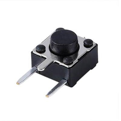 China LCP/BRASS 3pin push button switch 6*6mm dip siwtch 6x6mm tact side switch for sale