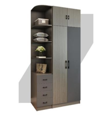 China Contemporary Simple Wardrobes Modern Solid Wood Pellets Wardrobe Bedroom Furniture for sale