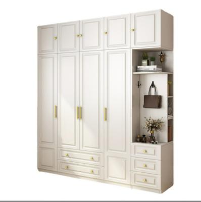 China Good Quality Contemporary Wholesale Customized Wardrobe Bedroom Wall Wardrobe Simple Wooden Design for sale