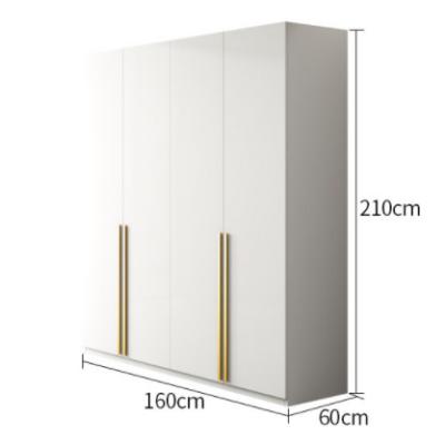 China Contemporary Hot Selling Solid Wood Pellets Minimalist Wardrobe Furniture Home Wardrobes for sale