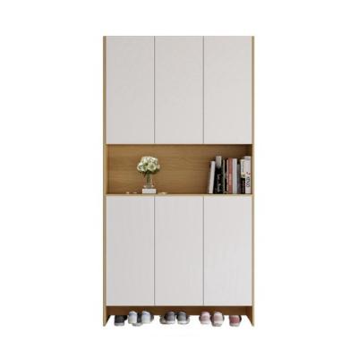 China Contemporary Fine Quality Simple Solid Wood Shoe Cabinet Modern Shoe Cabinet Furniture for sale