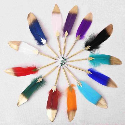 China Promotional Pen Hot Selling Feather Shape Pen For School Learning Custom Cheap Office Work Pen Writing Promotional Gift for sale