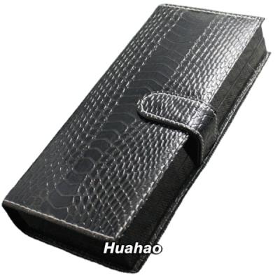 China Gift Fountain Pen Leather Box Leather Pen Case For Pens for sale