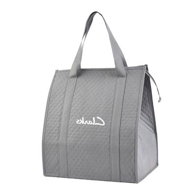 China Cooler Fashion Bag Insulation Waterproof Portable Thick Durable Nonwoven Thermal Lunch Bag Picnic Bag for sale