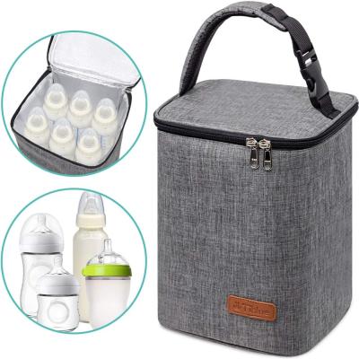 China High Quality Waterproof Support Customization Breastmilk Bottle Cooler Travel Bag 12.99 x 9.69 x 3.15 inch for sale