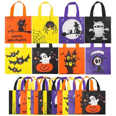 China 2021 Eco-friendly Halloween Customized Eco Friendly Reusable Grocery Bags Bag With Logo for sale