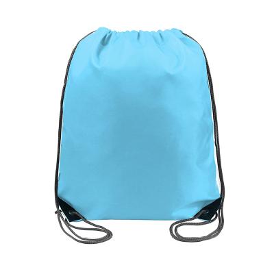 China Reusable Drawstring Backpack Bags Strap Bag With String DIY Gym Sports Sackpack For Men Women Boys Girls for sale