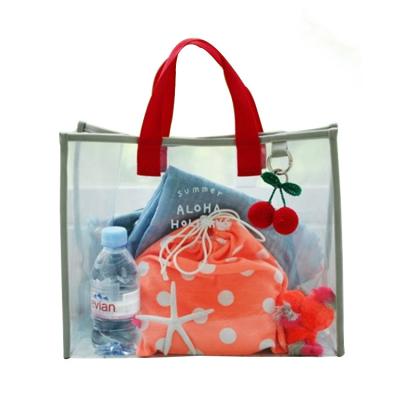 China 2021 High Quality Reusable Customization PVC Bag Sports Swimwear PVC Bags With Handle for sale