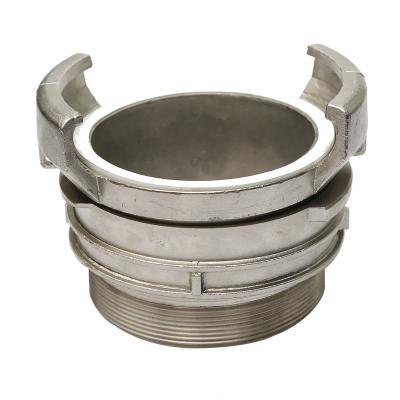 China Stainless steel SS materials fire hose couplings pipe fittings male / female/ quick guillemin coupling for sale