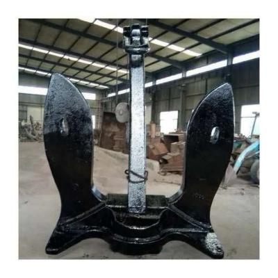 China Marine Hardware Steel Black Painted Product Ship Boat Hall Anchor For Marine for sale