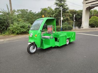 China New Energy Electric Three Wheeled Cleaning Car Garbage Transport Truck for sale