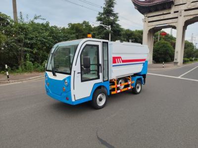 China 2 Passenger Electric Four Wheel Garbage Truck Picking Up Trash 30km/H en venta