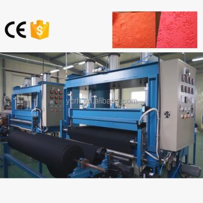 China Pneumatic Hydraulic Embossing Machine 3d Textile Embossing Machine for sale