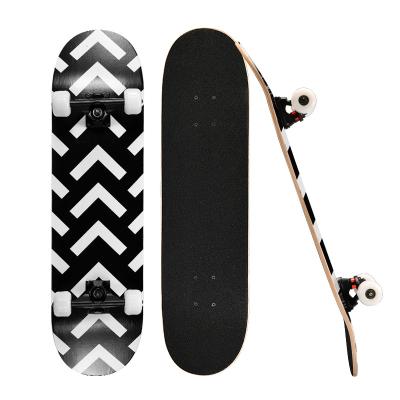 China Wooden Aluminum Alloy Art Small Real Maple Skateboard From Factory Chinese Widely Used Popular Product Selling Various for sale