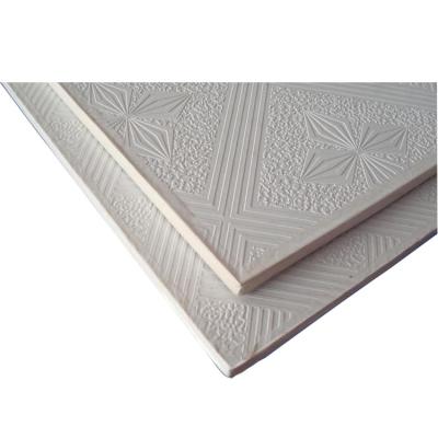 China Wholesale PVC Gypsum Board Artistic Ceilings 2019 New 600*600mm 7mm Thickness for sale