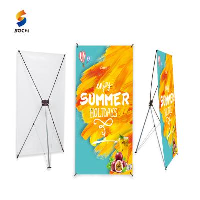 China Durable Design Custom Design Tripod Flex X Banner Size 60 X 160 Cm 80 X 180 Cm Display Stand Banner Support In Stock for sale