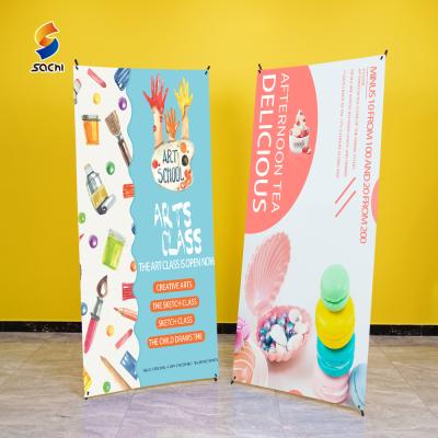 China Factory Wholesale Lightweight Durable Outdoor Adjustable / Foldable Custom Design Retractable X Banner X Banner for sale