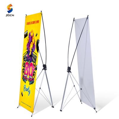 China Customized 60 X 160 Cm Or 80 X 180 Cm Lightsome And Portable Stand Banner X Banner For Exhibition for sale