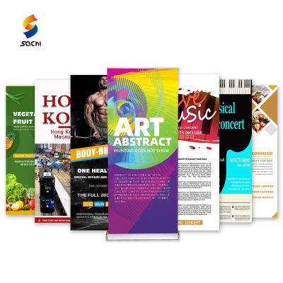 China Promotion Events Saving Roll Up Banner Stand Base Premium Premium Roll Up Advertising Banner Stand Display for sale