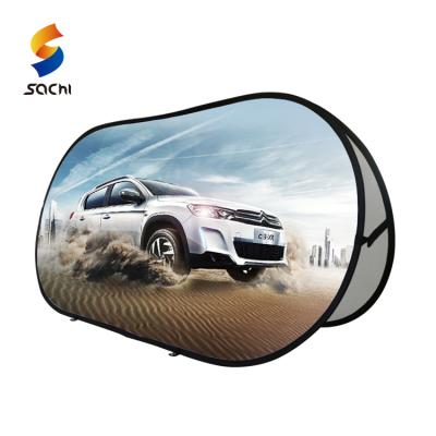 China Eco-friendly Material Portable One Frame Pop Up Banner Horizontal Square Easy Pop Up Exposure Pop Up Display Stand For Outdoor Advertising for sale