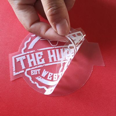 China Hot Sale Decorative Custom Colorful Printing Sticker PVC Clear Glass Sticker for sale