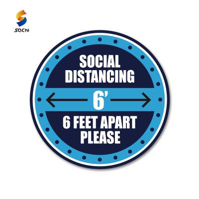 China FLOOR STICKER Social Distancing Floor Decoration Stickers - 30 Packs 8