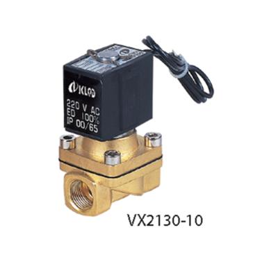 China General 2/2 Way VX2130 Series VX2130-10 AC220V Water Vapor Direct Acting Solenoid Valve for sale