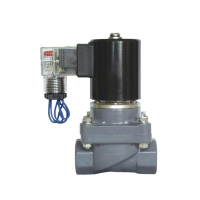 China UPVC UPVC or CPVC, 2/2-way pilot-operated piston solenoid valve for sale