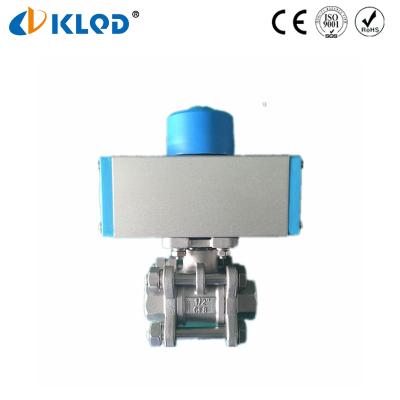 China General DN15 Pneumatic Valve Actuator Pneumatic Quick Closing Ball Valve for sale