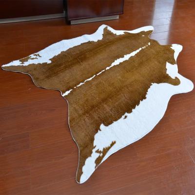 China Eco-Friendly Wholesale Small Animal Rugs And Carpet New Large Cowhide Blanket for sale