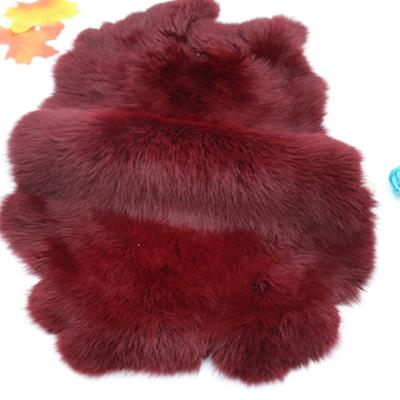 China Garment Factory Price Real Rabbit Fur Skin Rabbit Fur For Collar for sale