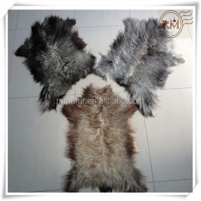 China Auto Upholstery Factory Direct Sale Long Hair Goat Fur In High Quality for sale